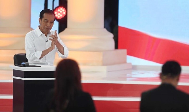 Jokowi Singgung Prabowo soal Kepemilikan Lahan Ratusan Ribu Hektar